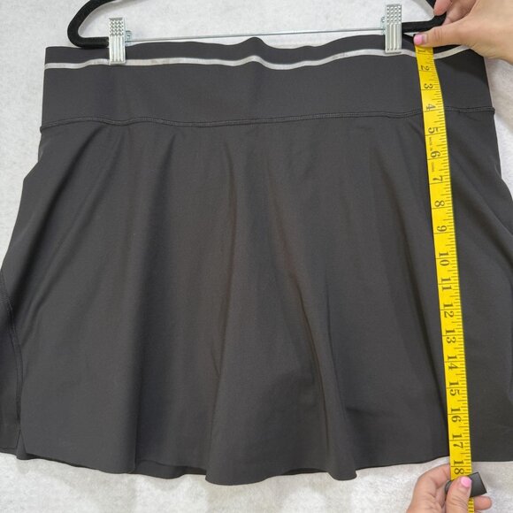 Athleta Skort Womens XLT Black Reflective Run Shorts Built In Pockets Activewear - Picture 11 of 14